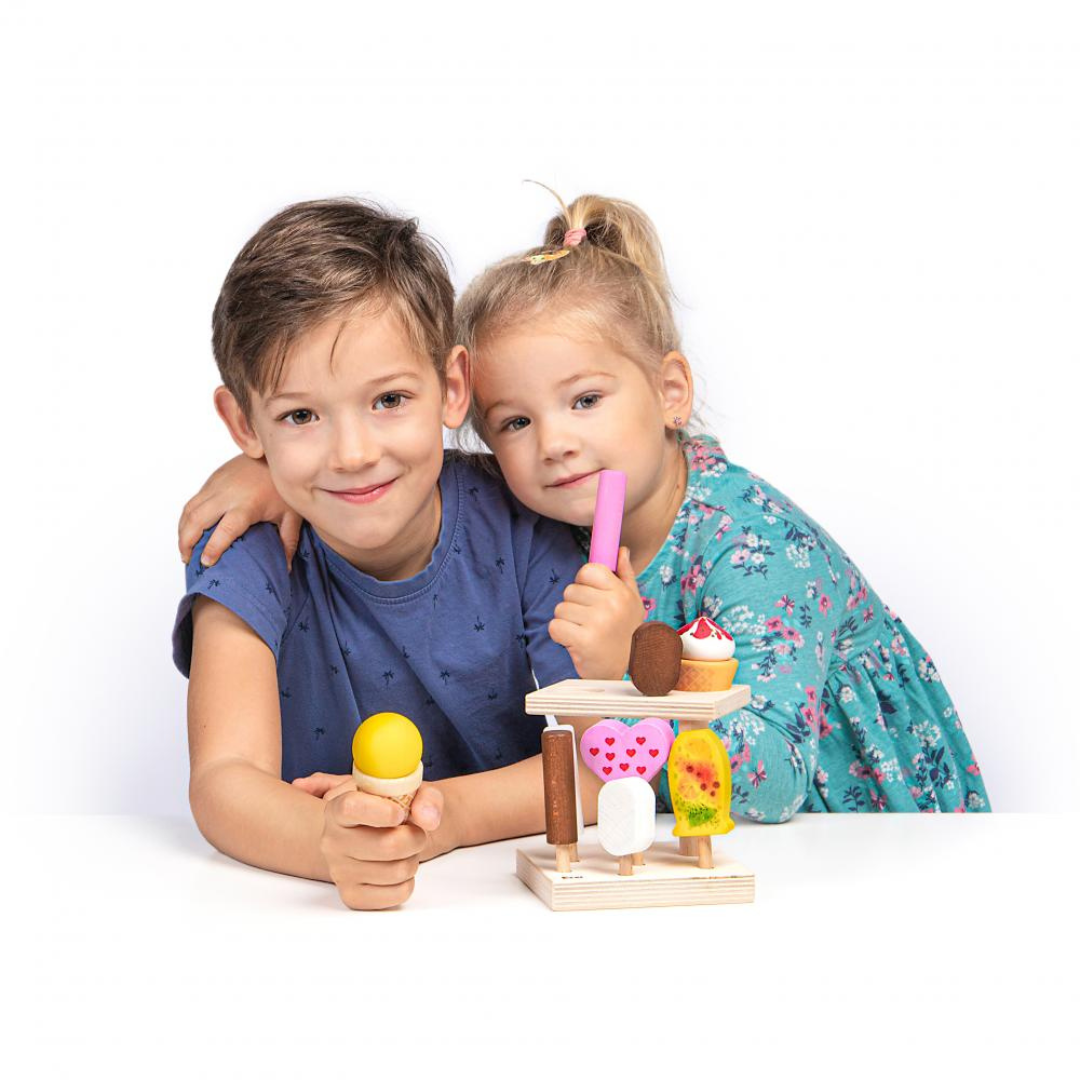 Wooden Play Ice Cream Stand
