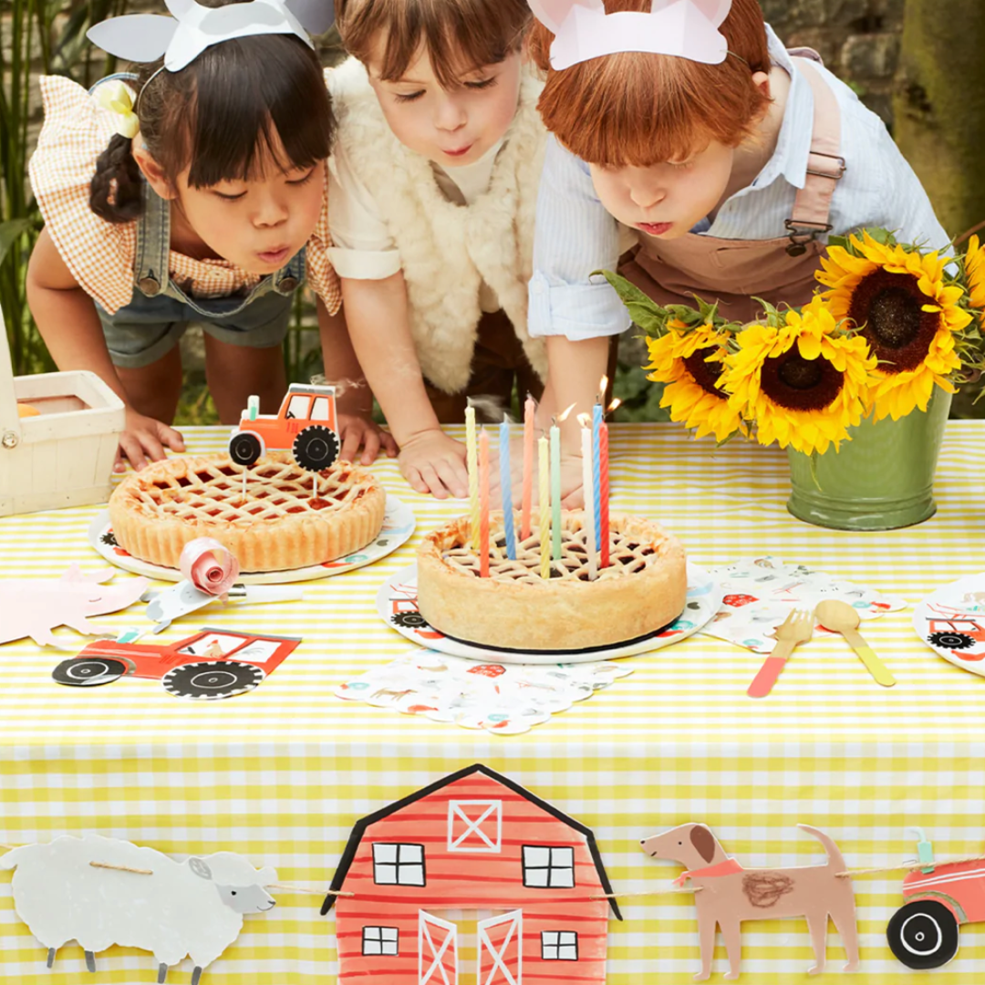 Multi Neon Twisted Candles