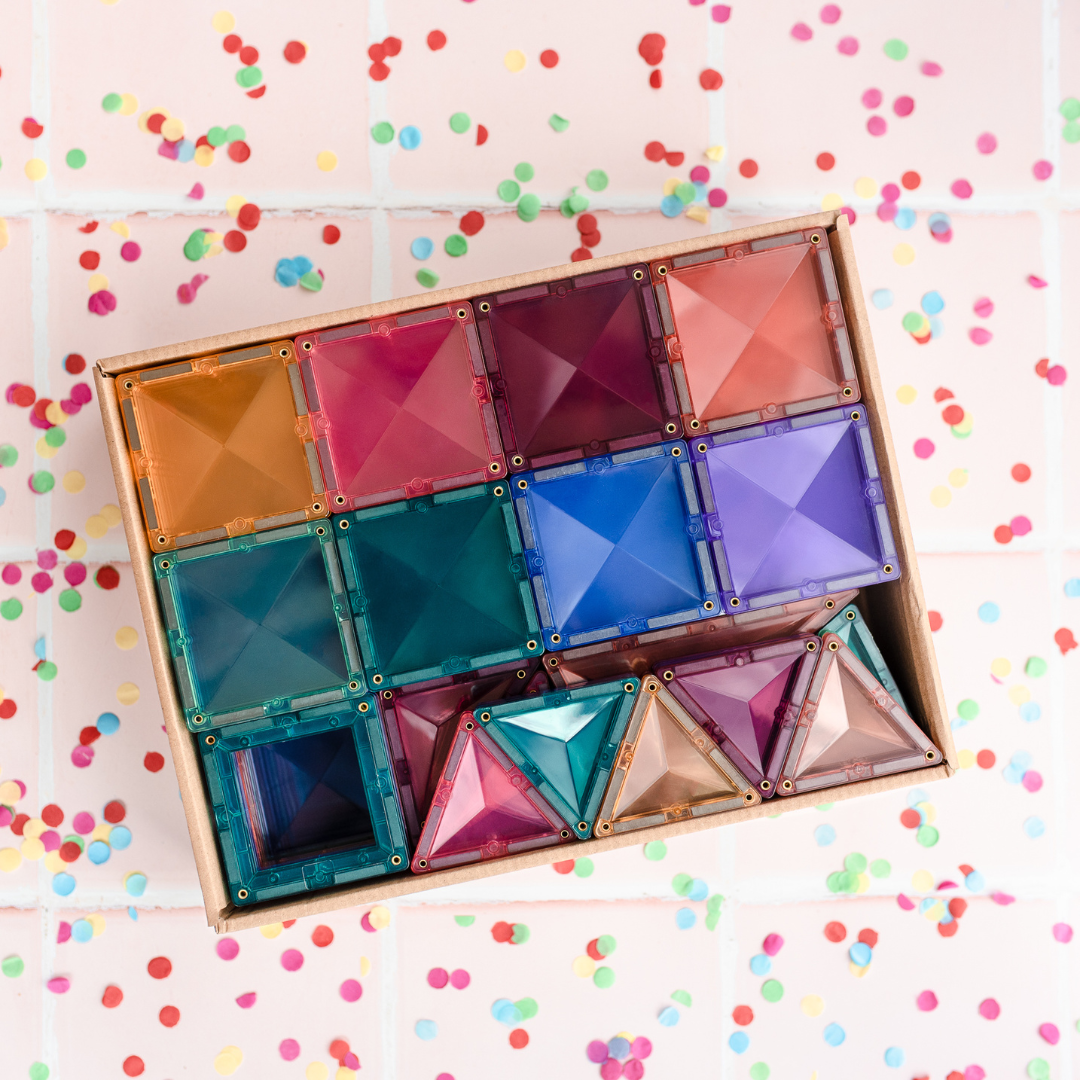 Connetix Magnetic Tiles Pastel Creative Pack - 120 pieces