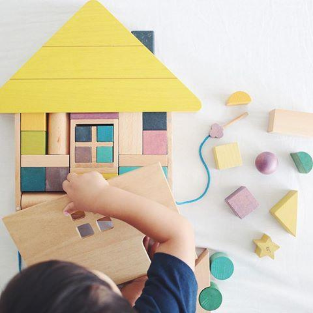 Tsumiki Building Blocks Wooden House