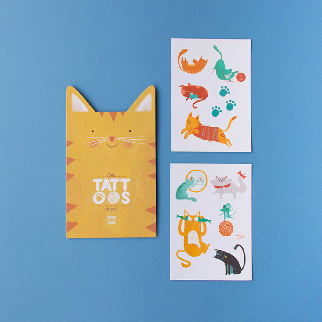 Cat Temporary Tattoos for Kids