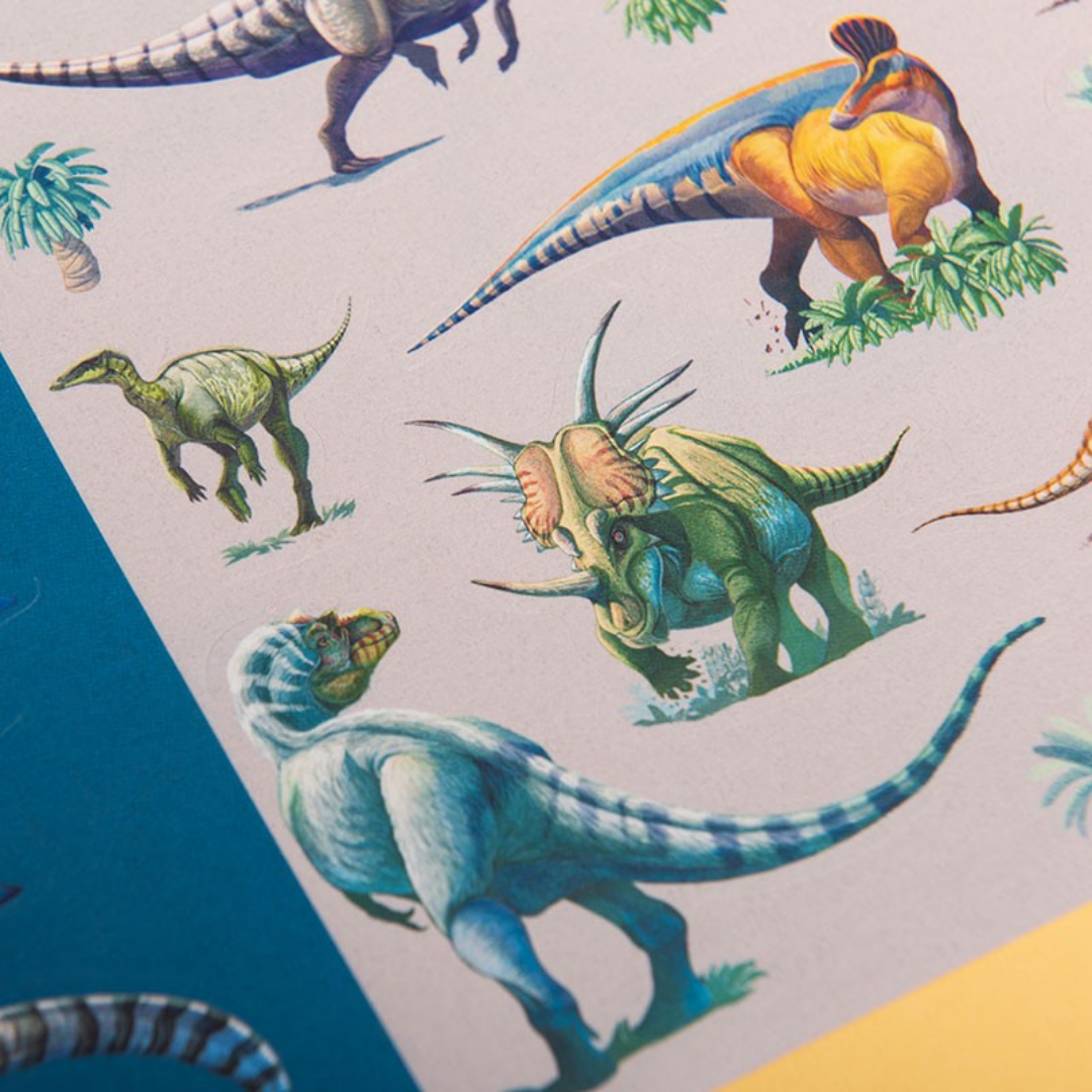 Dinos Stickers | 100 Reusable Stickers