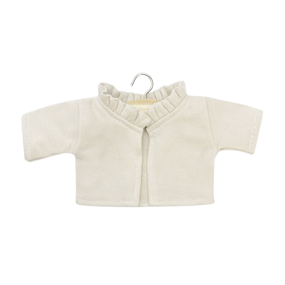 Linen Claudia Cardigan for Dolls