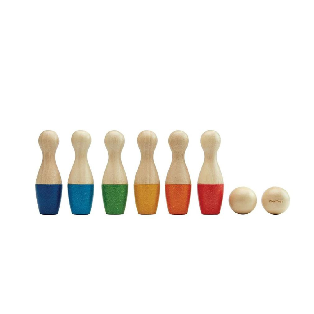 Eco-friendly Wooden Kids Bowling Set