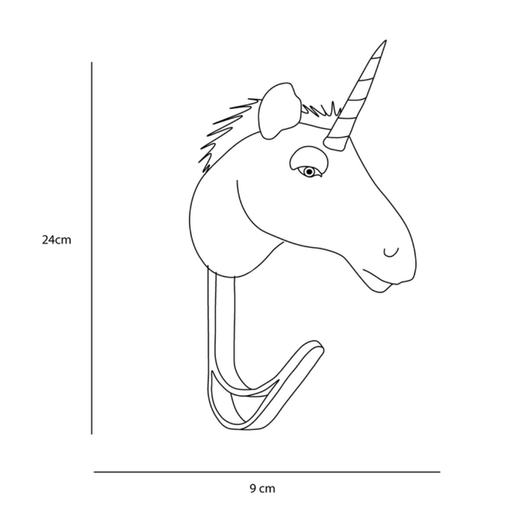 Wild & Soft Small Head Coat Hanger Unicorn