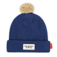 Kids Colour Block Night Beanie | Navy & Beige